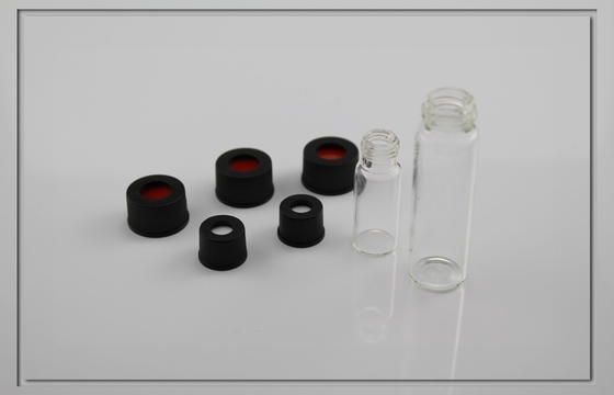 研究室試験の中央穴のプラスチック帽子、1.5ml が付いているガラス シンチレーション ガラスびん