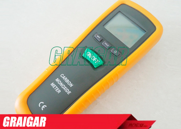 手持ち型のデジタルLCDバックライトの一酸化炭素のメートル0 - 1000PPM COのガス探知器のテスター