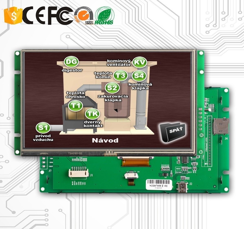 シリアル・インタフェース 5.6&quot; PCB ドライブ板が付いている色 LCD の表示モジュール